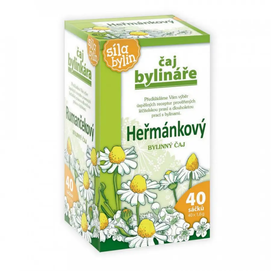 3077_CAJ BYLINARE HERMANKOVY 40 X 1,6 G